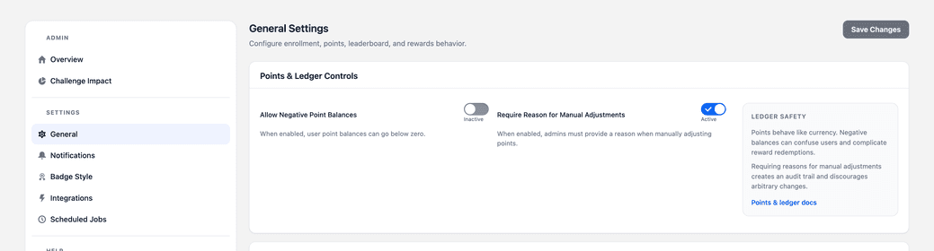General Settings