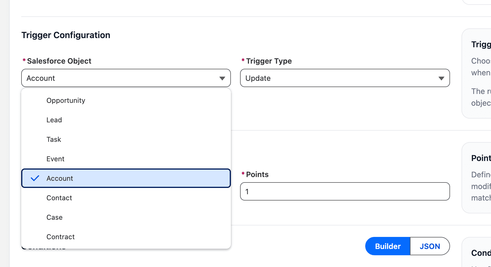 Rule Builder Object Picker