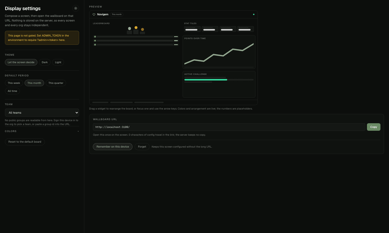 Display settings